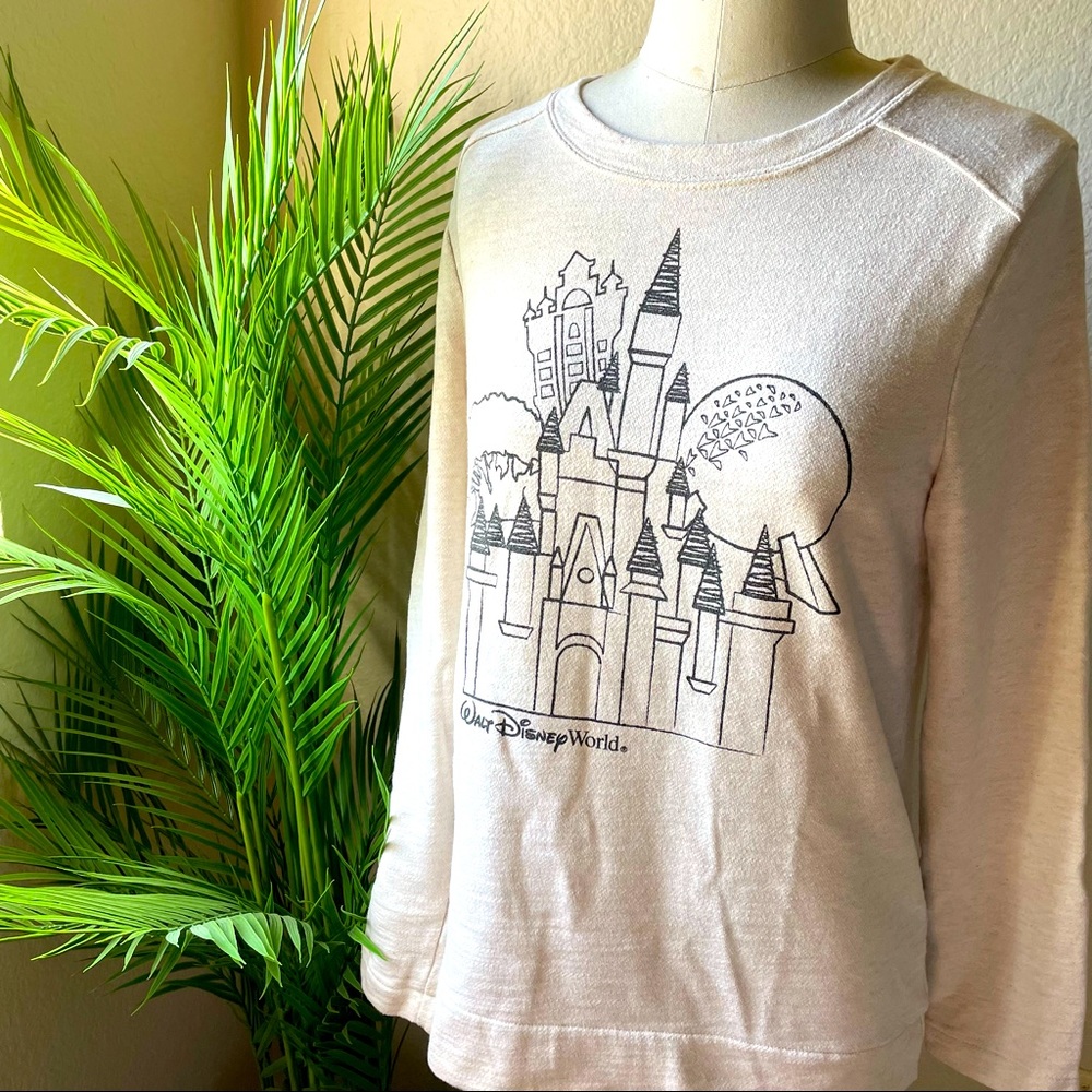 Walt Disney World castle print long sleeve top